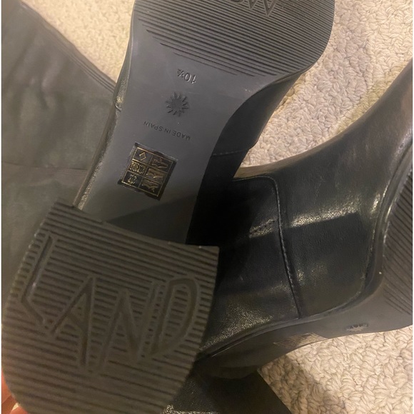 Stuart Weitzman Midland Black leather boots size 10.5 - Picture 12 of 12